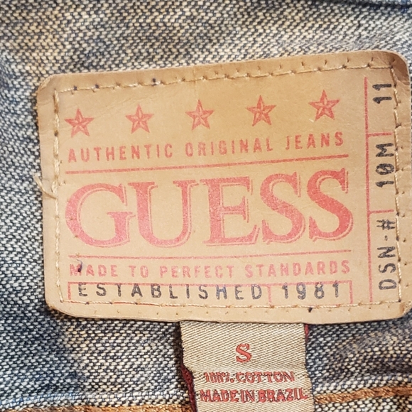Guess Denim Jacket- Small - Picture 3 of 3
